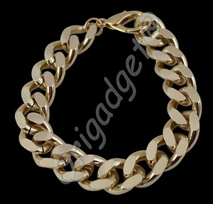BRACCIALE CATENA DIAMANTATA ORO BRACCIALETTO CHAIN BRACELET MISURA 2 brcato - Imagen 1 de 1