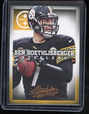 2013 Panini Absolute Ben Roethlisberger Pittsburgh Steelers #76 - Image 1 of 2