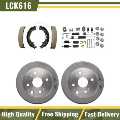 Kit de resorte de herrajes tambores de freno traseros y zapatas de freno para Toyota Celica 1983 Foto 1 de 4