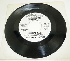 THE SYLTE SISTERS "Summer Magic" US 1963 EX 7" WL PROMO 60s GIRLGROUP Coliseum - Bild 1 von 2