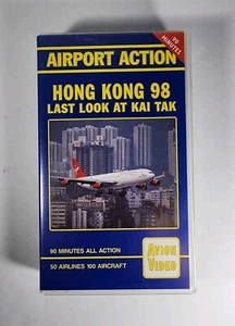 Hong Kong 98 Last Look At Kai Tak VHS AIRPORT ACTION Avion Video - 90 Minutes - Picture 1 of 7
