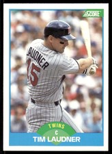 1989 Score Tim Laudner Minnesota Twins #134