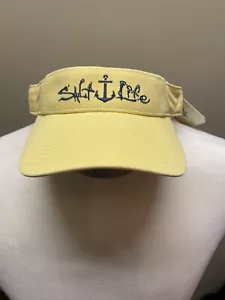 Salt Life Women’s Yellow Embroidery Adjustable Visor NWT - Picture 1 of 7