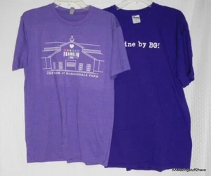 Purple t Shirts Adult XL & Medum Short Sleeve Gay Pride LBGTQ Gildan Cotton Lot - Picture 1 of 12