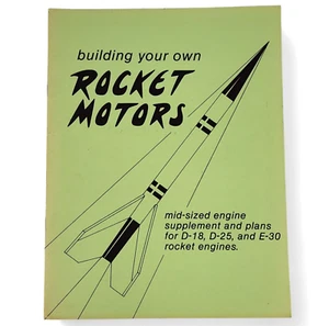 Build Your Own Rocket Motors Book Teleflite Mid-Size Engine Supplement 1983 - Bild 1 von 10