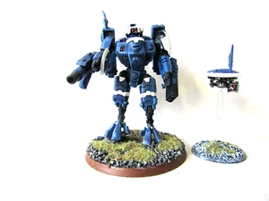 A19 WARHAMMER 40K TAU EMPIRE ARMY - PAINTED EMPIRE COMMANDER - Picture 1 of 5