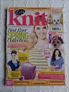 Let's Knit Magazin, Ausgabe 90, März 2015, Basteln, Stricken - Bild 1 von 8