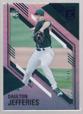 * 2021 Panini Chronicles Elite Purple #33 - DAULTON JEFFERIES [15/49] - Image 1 of 2