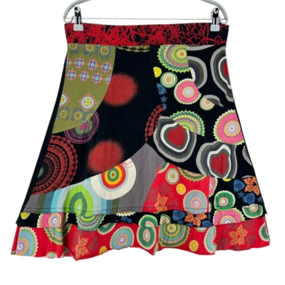 Gonna Mini Floreale DESIGUAL Donna Taglia M - Immagine 1 di 4