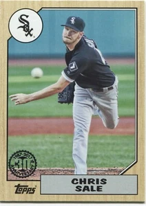 2017 Topps Series 1 CHRIS SALE 1987 Topps Baseball - CHICAGO WHITE SOX - #87-28 - Picture 1 of 1