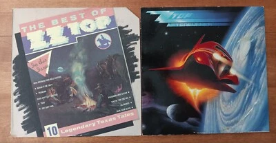 ZZ TOP - TWO VINYL RECORD LOT: THE BEST OF, AFTERBURNER, FULLY TESTED G / EX - Image 1 of 4