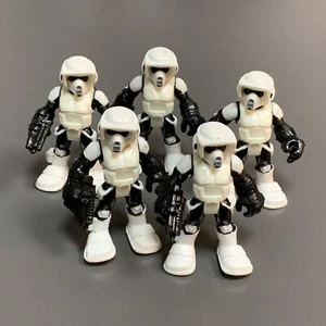 5pcs Playskool Star Galactic Wars Heroes Imperial Biker Scout Trooper Figures - Picture 1 of 7