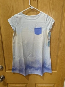 Cat & Jack Blue Tie Dye Nightgown Medium(7-8) - Picture 1 of 4