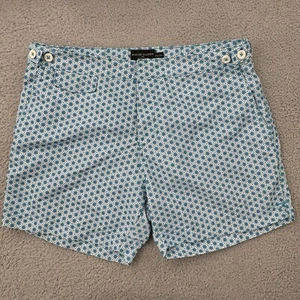 David Gandy Pantaloncini da Bagno Uomo W32" Blu Regolabile Geometrico Autografo M&S - Foto 1 di 9