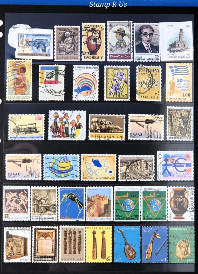 GREECE - ΕΛΛΑΣ - Mixed Job Lot of Stamps - U/FVF/LH - 1970s + - Image 1 of 1