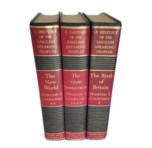 Churchill 3 Book Set A History of the English Speaking Peoples - 1965 - Picture 1 of 9