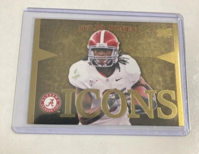 Julio Jones 2012 Upper Deck Alabama fútbol americano iconos tarjeta insertada #I-JJ Foto 1 de 2