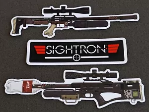 Sightron Sticker Rifles AR-15 Firearms Logo Stickers (Lot of 3) SHOT SHOW 2025 - Picture 1 of 4
