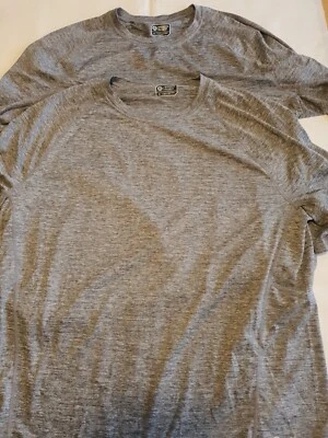 Pack de 2 camisetas grises XL Mondetta Performance para hombre Foto 1 de 4