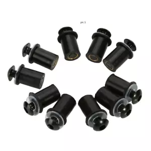 Universal Windscreen Windshield Bolts Screw Kit Fit for Honda Suzuki Yamaha - Foto 1 di 4