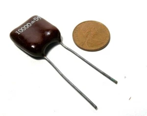 CDE 10000pF 10nF .010uF 500V Silver Mica Dip Capacitor Strat Guitar Tone 0.010 - Picture 1 of 2