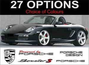 porsche boxster calcomanías pegatinas gráficos boxster s boxster r - Imagen 1 de 1