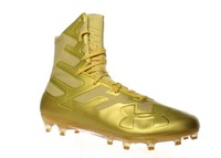 under armour black and gold football cleats
