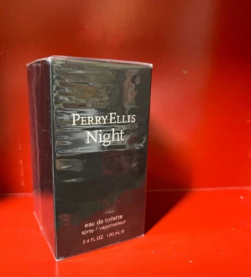 Perry Ellis Night 3,4 oz 3,3 oz 100 ml eau de toilette edt HOMBRE colonia perfume Foto 1 de 2