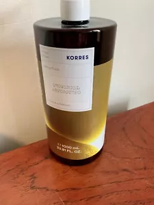 New KORRES Jumbo Citrus Fresh Body Shower Gel 33.81oz 1000ml Bath Fruity - Picture 1 of 4
