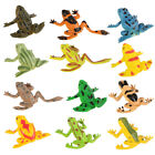 12 Mini Frösche Figuren Regenwald Tiere Spielzeug für Kinder