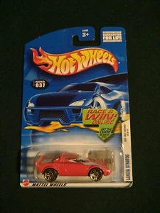 Hot Wheels 2002 Lancia Stratos #037 First Editions 25/42 Red 52938 Mattel Wheels - Picture 1 of 6