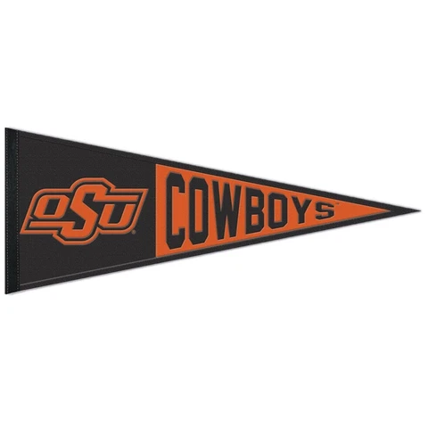 Oklahoma State Cowboys Wool Pennant - 13"x32" Cover