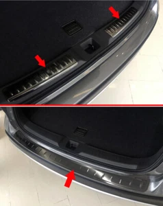 For Infiniti QX50 2019-2025 Black Titanium Rear Bumper Inner&Outer Guard Plate - Picture 1 of 7