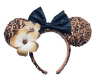 Black Gold Plumeria Disneyland Minnie Ears Aulani Hawaii Disney Parks Headband