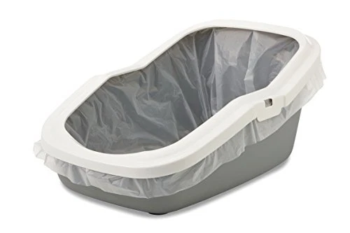 Nobby Katzentoilette mit Rand ""aseo"" grau