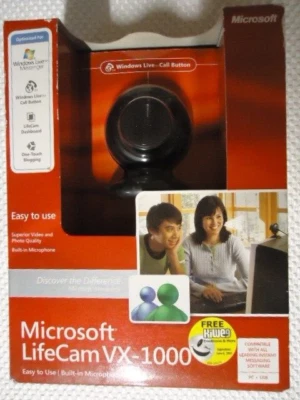 Microsoft LifeCam VX-1000 Webcam w/ Built-in Microphone  NIB, Free Shipping! - Image 1 of 2