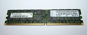 8GB 4x2GB Server RAM Infineon HYS72T256220HR-5-A - PC2-3200R 400MHz ECC Reg - Bild 1 von 1