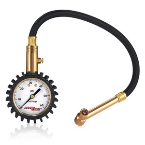 RRA60X Professional Tire Pressure Gauge with Protective Rubber Guard (60 PSI) - Picture 1 of 4