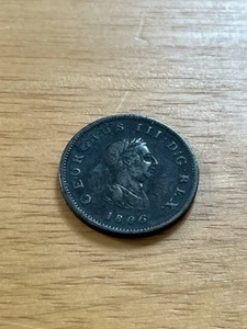 1806 GEORGE III HALF PENNY  - Picture 1 of 2