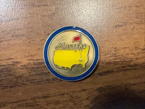 2014 Augusta National Masters Tournament  Flat Ball Marker Blue New - Picture 1 of 1
