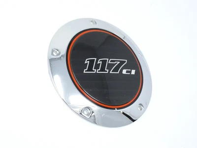 OEM HARLEY DAVIDSON CVO STREET ROAD GLIDE 117 CHROME DERBY CLUTCH COVER NICE! Foto 1 de 4