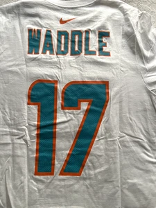 MIAMI DOLPHINS JAYLEN WADDLE SHIRT XL NIKE PLAYER NFL FOOTBALL HARD ROCK - Picture 1 of 6