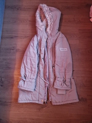 Manière de voir Faux Fur Long Coat Size 10 Grey - Image 1 of 4