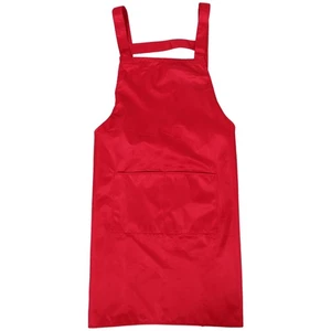  Delantal Impermeable con Bolsillo: Babero de Cocina para Adultos - Delantal de Chef Resistente al Aceite - Imagen 1 de 12