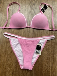 Bikini m. Push-up von Huit NEU 80A u. Minislip in 42 Farbe Pink - Bild 1 von 5