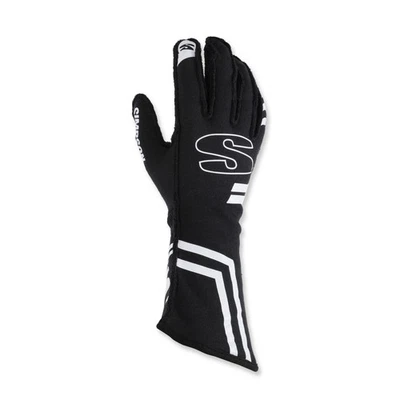 Guantes de carreras de resistencia Simpson Racing EGSK SFI 3,3/5 adultos pequeños negros par Foto 1 de 4