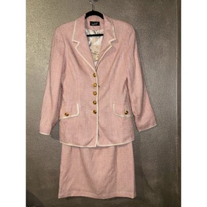 Spiegel Clueless Vintage Negocios Oficina Academia Chica Tweed Blazer Falda Traje  - Imagen 1 de 15
