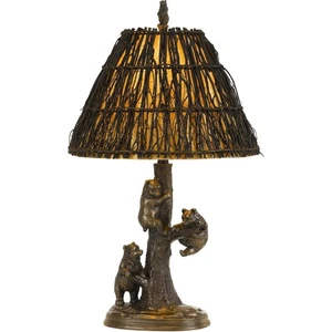 CAL Lighting & Accessories BO-2663TB Bear Table Lamp Cast Bronze - Picture 1 of 1