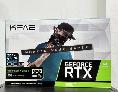 KFA2 GeForce RTX 3060 Ti 8GB GDDR6 - LHR - 1-Click OC 🔥 - Image 1 of 2