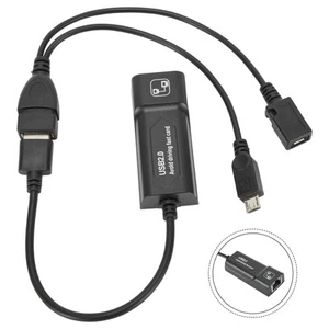 1*LAN Ethernet USB OTG Cable 2nd 3nd Gen TVxStream Length 15-20CM Adapter - Bild 1 von 17